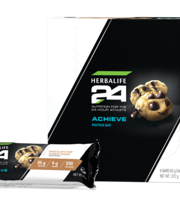 H24 Achieve Protein Bar – Chocolate Chip Cookie Dough 6 bars per box